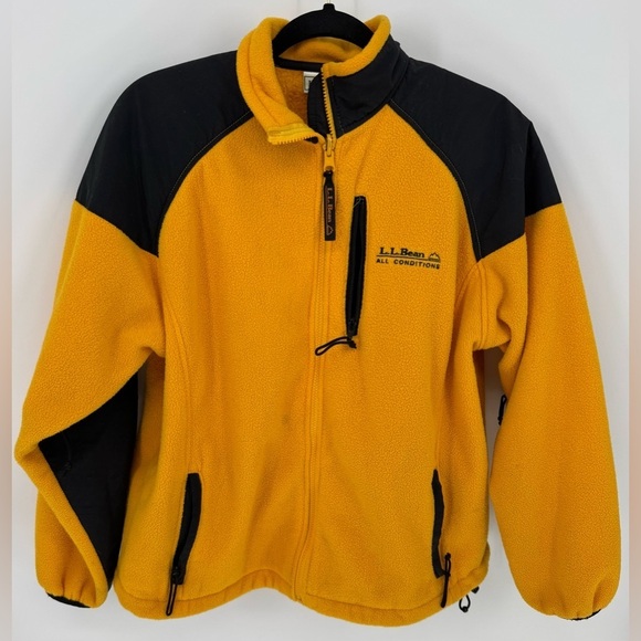 LL Bean Vintage All Conditions 90's Fleece Zip Up - Picture 1 of 9